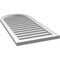 Ekena Millwork Round Top Surface Mount PVC Gable Vent: Functional, w/ 2"W x 1-1/2"P Brickmould Frame, 20"W x 42"H GVPRT20X4202SF - alternate 4